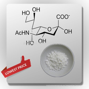 Ácido N-acetilneuramínico de calidad farmacéutica de alta calidad, ácido siálico / CAS 131-48-6